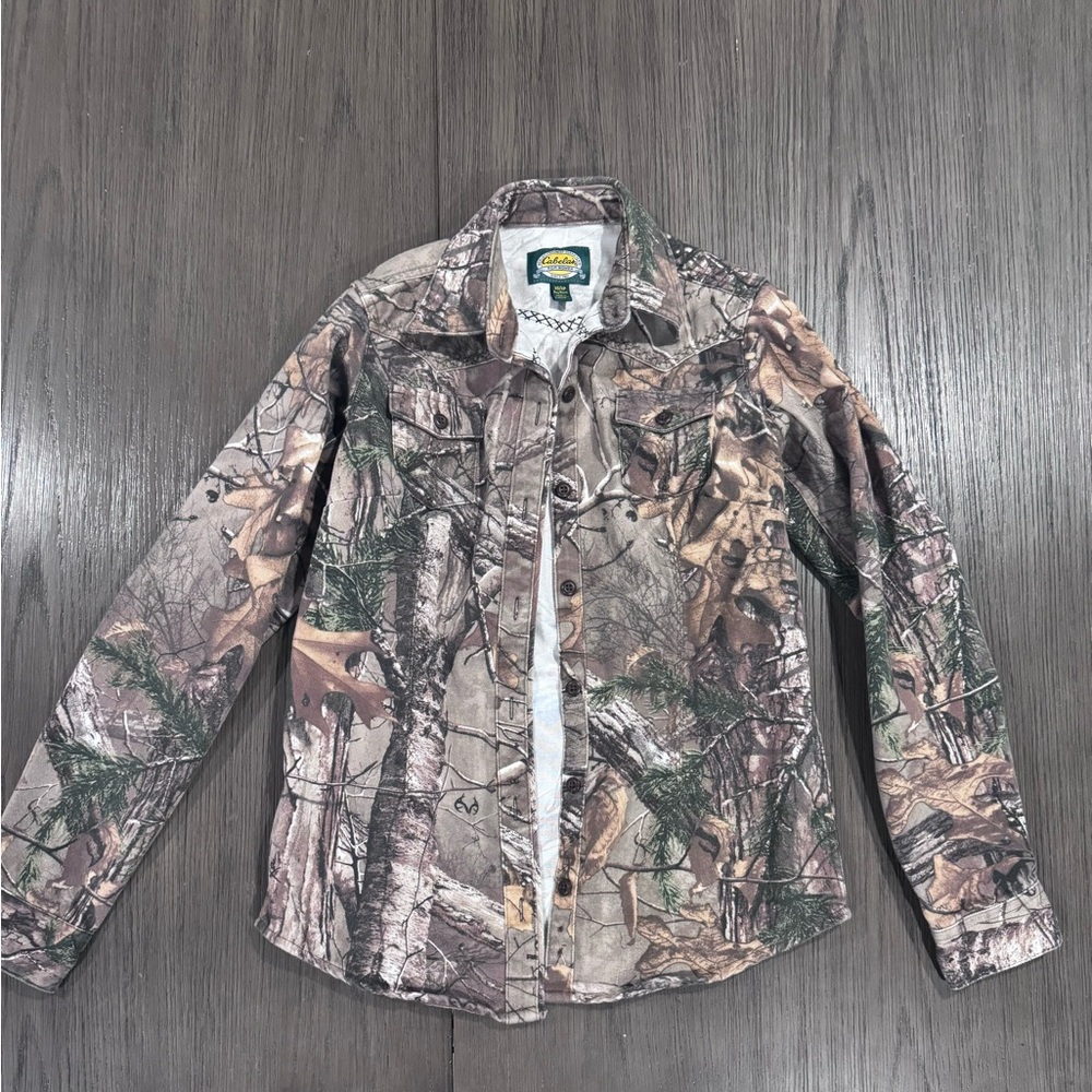 NWOT Camo Button Down